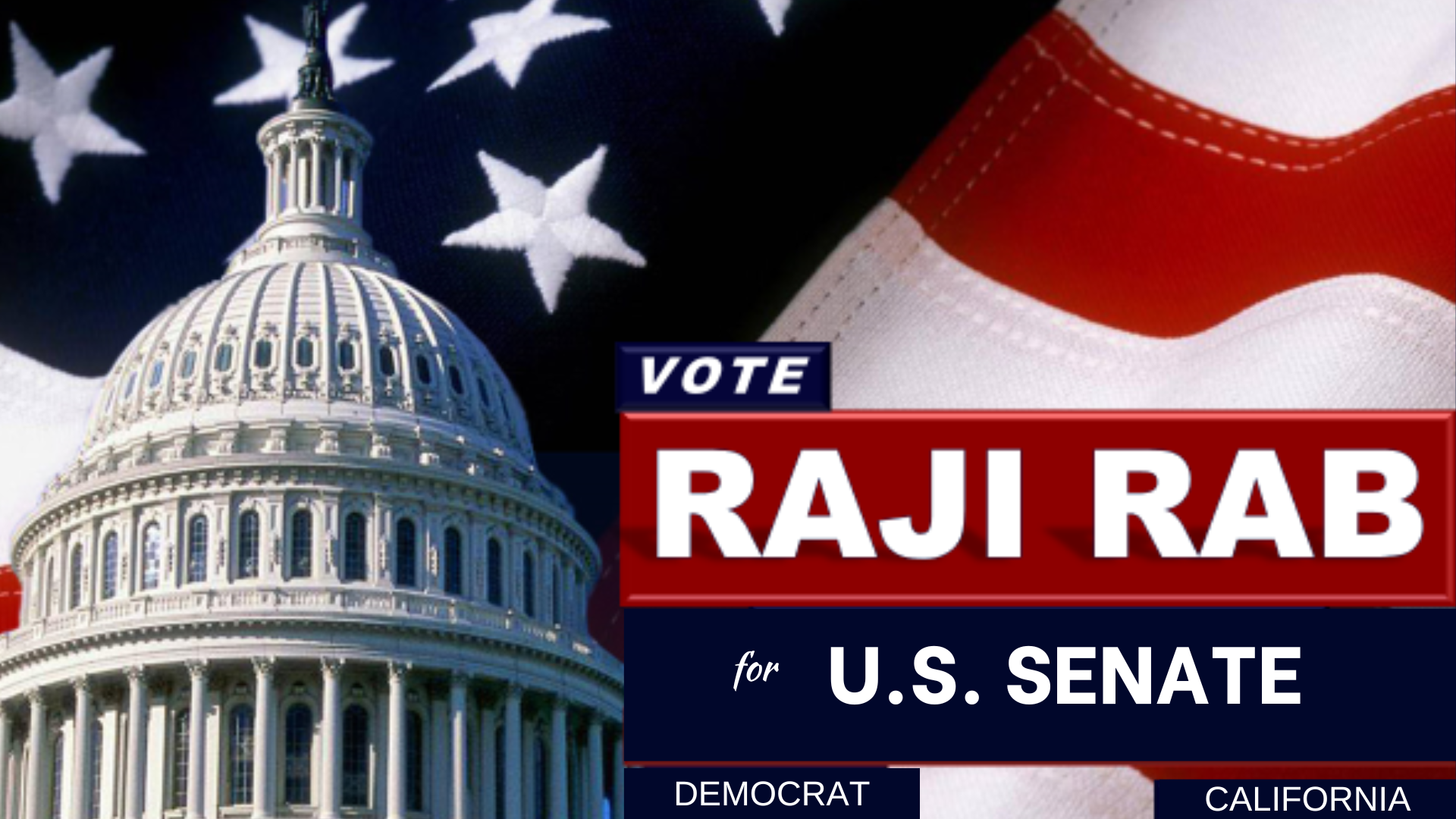 Raji Rab for USSenate